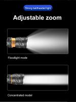 Linterna Frontal LED De Alta Potencia Con Función Sense Recargable Por USB Spot Light Fuerte Para Pesca Camping Excursionismo Y Uso Diario - details 1