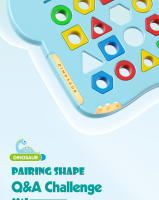 Juego Interactivo De Mesa Dinosaurs Collide Con Formas Geométricas Juguete Educativo Para Niños Entrenamiento De Pensamiento Y Educación Temprana Para Padres E Hijos - details 7