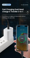 Cable De Datos Para Móvil 60W Con Luz Tipo C a Tipo C Cargador Rápido Para iPhone15 Samsung Huawei Cable De Transmisión De Datos De Alta Velocidad - details 9