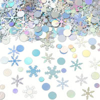 PVC Confeti De Encaje De Nieve Pequeño Y Redondo Para Decoración De Fiestas Navideñas Bodas Y Cumpleaños Tema De Invierno Y Tierra De Los Elfos - details 4