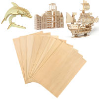 5Pcs Hojas De Madera Balsa Para Proyectos De Manualidades DIY Tamaños 200mm X 100mm X 1/1.5/2/3mm Ancho X Alto X Grueso - details 0