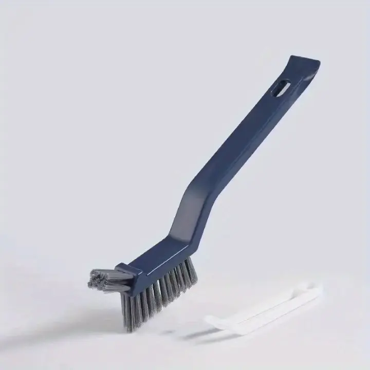 Cepillo De Limpieza Con Mango Largo De 3 En 1 Para Esquinas Y Rincones Del Baño Cepillo De Cerámica Resistente Sin Esquinas Muertas - 1