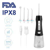 Fregador De Dientes Portátil PAKISS Con 4 Modos Alta Potencia Suave Para Encías Elimina Placa Y Partículas De Alimentos Impermeable Y Recargable - details 0