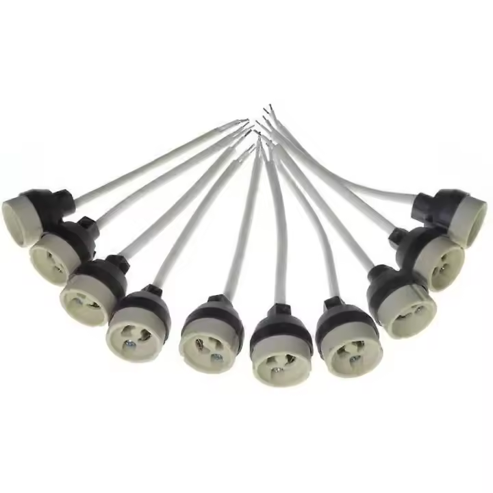 10X GU10 Conector de la lámpara para la base de la lámpara de Iluminación Empotrada y Focos Bombilla LED - 1