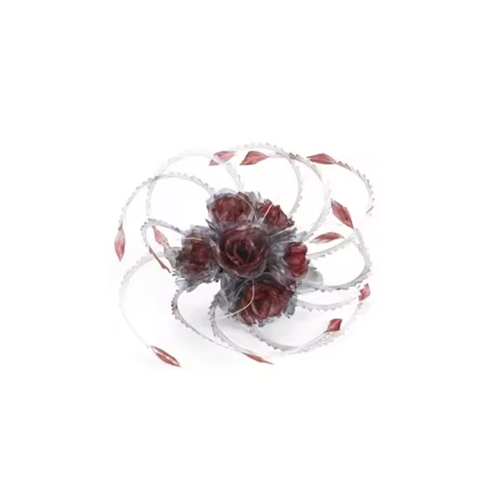 FLOR DE PLUMAS 20 CMS. DIAMETRO Raíz OFERTAS OFERTAS Inicio PLUMAS FLORES DE PLUMAS - Decoración Elegante para Eventos Especiales - 1