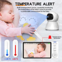 Monitor De Bebé Con Cámara Infantil Y Visión Nocturna 5" IPS Audio Bidireccional Pan Tilt USB Carga Seguridad VOX Despertar - details 5