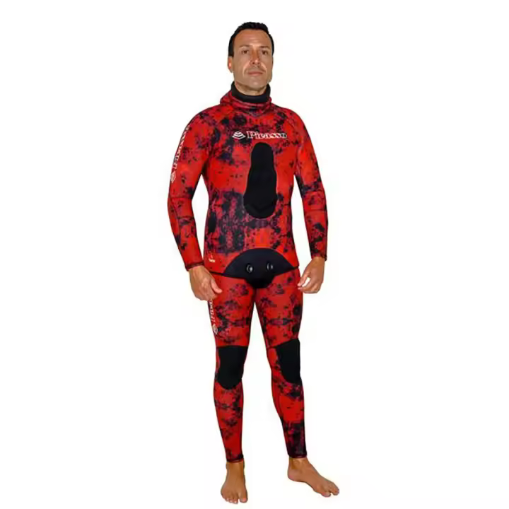 Picasso Traje Húmedo De Pesca Submarina Camo Blood 5 Mm - 1