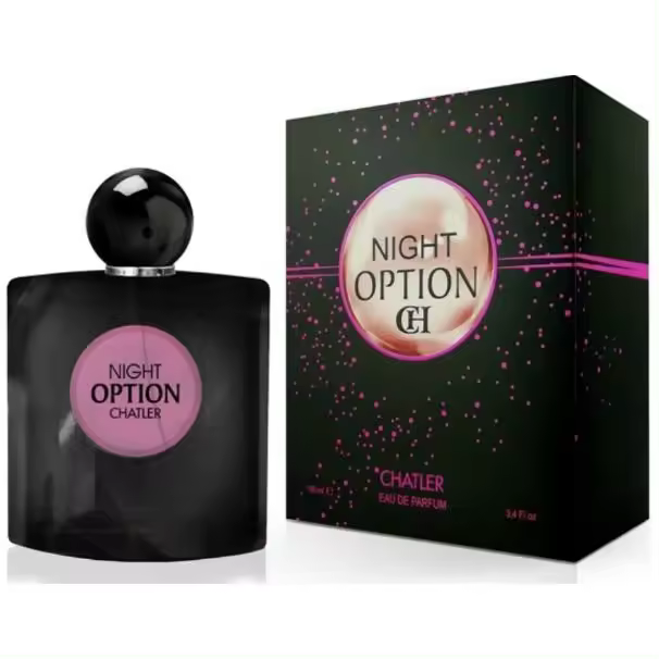 EAU DE PARFUM OPTION NIGHT PARA MUJER 100ML------MARCA CHATLER----SUPERVENTAS DURACION 8 HORAS--- - Fragancia de 100 ml para chicas dulces y coquetas - 1