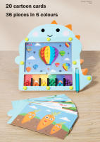 Juego Educativo De Madera Montessori Con Laberinto De Colores Y Bolas Magnéticas Tablero De Dibujo Actividades De Aprendizaje Temprano Para Niños De 3-6 Años - details 2