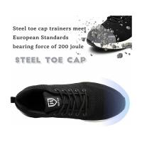 Zapatos de seuridad para hombre y Mujer, zapatillas de seuridad antideslizantes, Luces, comodas, Suela Blanca - details 7