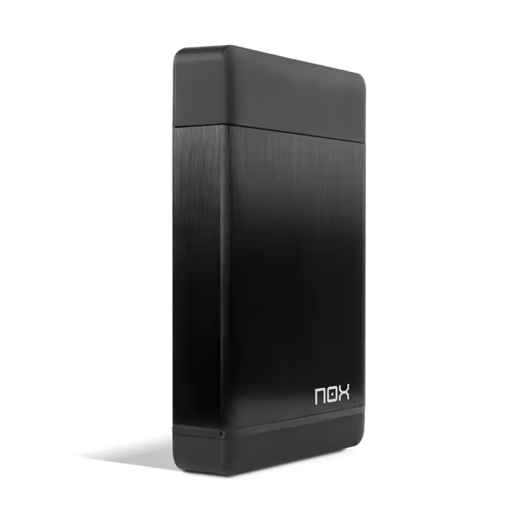 NOX LITE 3.5- Caja externa para discos duros SATA hasta 10 TB, USB 3.0, Plug&Play, material ligero y compacto, compatible con todas versiones Windows, Negro - 1