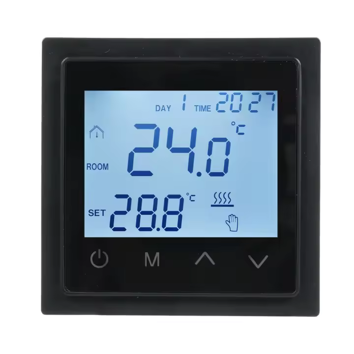 Termostato Digital Inteligente 16A Para Calentamiento Por Piso Con Pantalla Táctil LED Sensor NTC Control De Calor Eléctrico Para El Hogar - 1