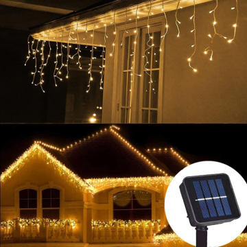 Guirnalda De Luces Solares De 50 Pies, Luces LED Impermeables Para Exteriores, Luces De Patio G40 Con 27 Bombillas E12 Inastillables, Luces Solares De 2700 K Para Decoración De Fiesta En