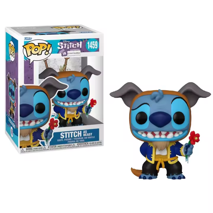 FUNKO POP! DISNEY: STITCH IN COSTUME - STITCH DISFRAZADO DE BESTIA, 75162, Nº1459, TIENDA CON LICENCIA OFICIAL - 1