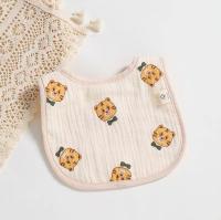 Babero De Algodón Para Bebés 6 Capas Muslin Toalla De Saliva Para Niños Accesorios Nuevos Recién Nacidos Disfraces Y Ropa Unisex - details 6