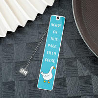 Marcapáginas De Acero Inoxidable Con Diseño De Pato Metálico Regalo Cálido Para Lectura Ideal Para Amigos Y Familiares - details 9