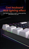 Teclado Mecánico De Juego MUCAI MK61 Con Switches Rojos 61 Teclas Cableado Desmontable RGB Retroiluminado Intercambiable Caliente - details 2