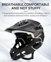 Casco De Motocicleta Para Off-Road Bicicleta Downhill MX DH ATV MTB Seguridad Anti-Colisión Transpirable Unisex Material PC Peso 790g - details 6