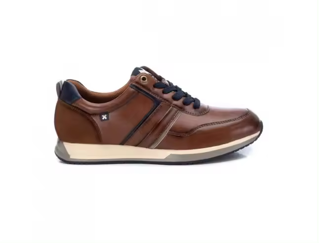 Zapatilla de Hombre Xti - Imitación de Piel - Cordones - 1