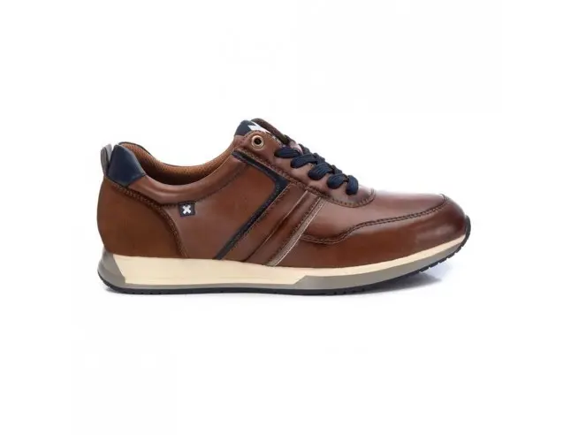 Zapatilla de Hombre Xti - Imitación de Piel - Cordones - 1