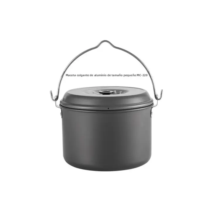CAMPINGMOON Sartén De Soupe De Camping De Gran Capacidad En Aleación De Aluminio Cocina Portátil Para Exteriores - 1