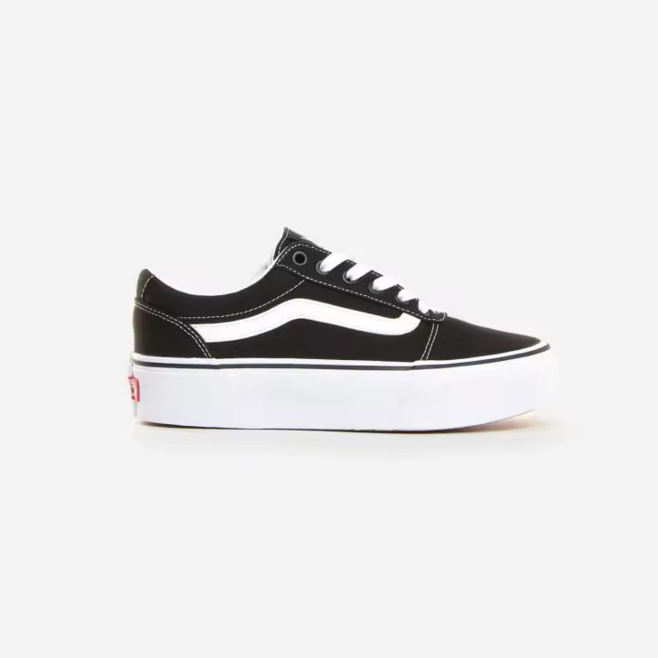 Vans Unisex Ward Plataform Black White Sneakers Vans 7635009667323 191931863243 - 1