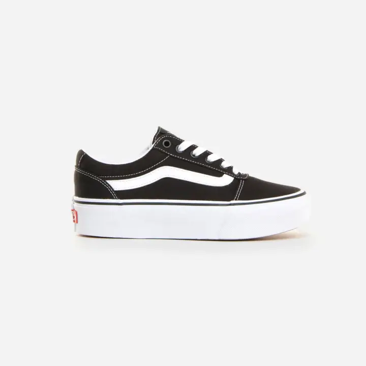 Vans Unisex Ward Plataform Black White Sneakers Vans 7635009667323 191931863243 - 1