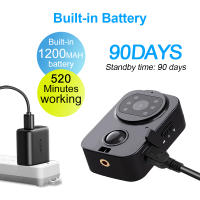 Cámara Miniatura Impermeable PD01 Para Motocicleta Y Bicicleta Grabadora Deportiva DV Sin APP Pequeña Cámara Portátil De Seguridad Policial Wearable Body Worn Cam - details 3