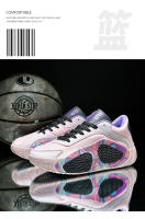 Zapatillas De Baloncesto Para Hombres Entrenamiento En Pista Transpirables Resistentes Al Desgaste Antideslizantes Cómodas Deportivas Running - details 12