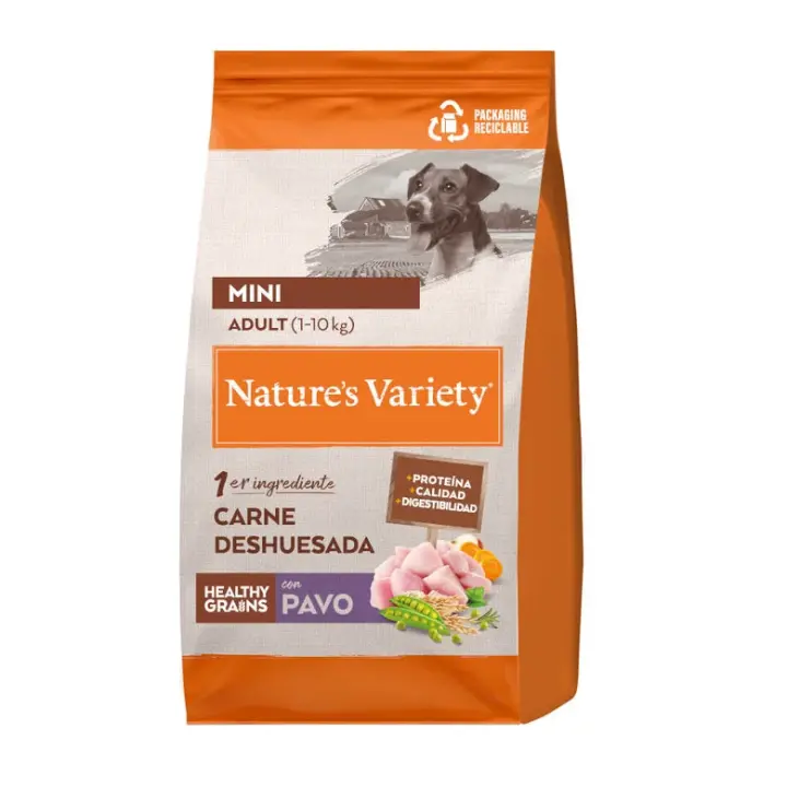 Nature's Variety Healthy Grain Adult Mini Pavo pienso para perros 1,5 Kg - 1