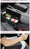 Caja De Reposabrazos Para Coche Soporte De Codo Ajustable Organizador De Espacio Entre Asientos Almohadilla De Reposabrazos Universal Accesorios Para Coche Material PU Cuero - details 5