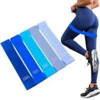 Banda De Resistencia Para Yoga Y Squat 1pc Gradiente Azul Estrecha Para Piernas Y Brazos Entrenamiento De Fuerza Y Rehabilitación Glúteos - details 0