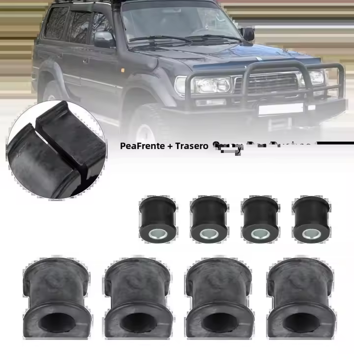 Kit De Bushes Para Barra De Sway Frontal Y Rear Para Toyota Landcruiser 80 Serie 1993-1997 Areyourshop 8 Piezas - 1