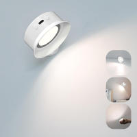 Lámpara De Pared LED Rotativa 360° Para Dormitorio Y Sala De Estar Iluminación Decorativa Para Lectura Y Decoración Del Hogar Material De Aluminio Fuente De Luz LED - details 4