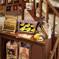 Casa De Muñecas De Madera DIY Kit De Modelado 3D Regalo De Cumpleaños Y Navidad Para Adolescentes Y Adultos Decoración De Hogar Micro Modelo - details 5