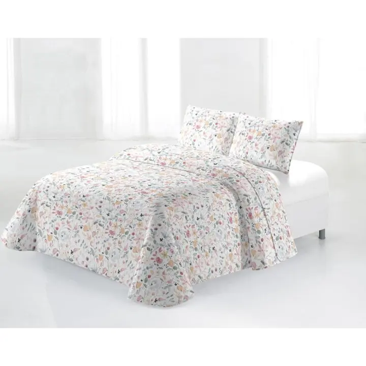 Colcha Bouti, Modelo Datia, Color Beige, Varios tamaños disponibles, Miracle Home - 1
