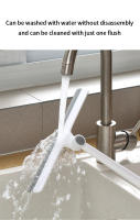Cepillo De Limpieza Con Mango De Silicona Y Mopa Para Piso Y Ventanas Cabeza Flexible Para Baño Y Cocina Herramienta Doméstica - details 7