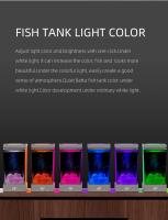 Acuario Betta De 1.4L Mini Para Escritorio Con Control Inteligente De Temperatura Y Luz Ecológico Y Auto-circulante Para Decoración De Escritorio - details 4