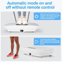 ALLINLIFE Máquina de ejercicios de placa de vibración, Máquina de drenaje linfático 150W , Placa de potencia de fitness, Tablero de pérdida de peso, Plataforma vibratoria de fitness, Gimnasio en casa agitador - details 6