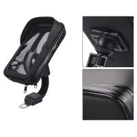 Soporte De Teléfono Móvil Para Motocicleta Impermeable Con Bolsa Y Montura Universal Diseño De Visera Solar Giratorio De 360 Grados Para Navegación En Bicicleta Accesorio Ajustable - details 4