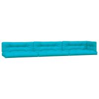 vidaXL Cojines para palés 7 piezas tela Color Antracita,  Crema,  Rojo y mas Cojín Decorativo de Asiento Cojines de muebles de salon - details 0