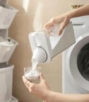 Contenedor De Detergente De 2300ML Con Tapa Airtight Y Transparente Para Almacenamiento De Polvo De Detergente Y Bleaches Reutilizable Organizador De Cocina - details 7