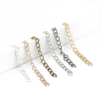 Cadena De Extensión De Acero Inoxidable De 5cm Para Collar Y Pulsera Gold DIY Joyería Hecho a Medida Cadena De Cola De Suplemento - details 1