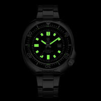 Reloj De Cuarzo Para Hombre QINGXIYA Diseño De Moda Acero Inoxidable Impermeable Con Manos Luminosas Y Calendario Completo - details 5