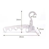 Estante De Secado De Ropa Plegable Con Cinco Agujeros Portátil Para Viajes Uso Doméstico Hoteles Dormitorios Con Gancho Universal - details 1