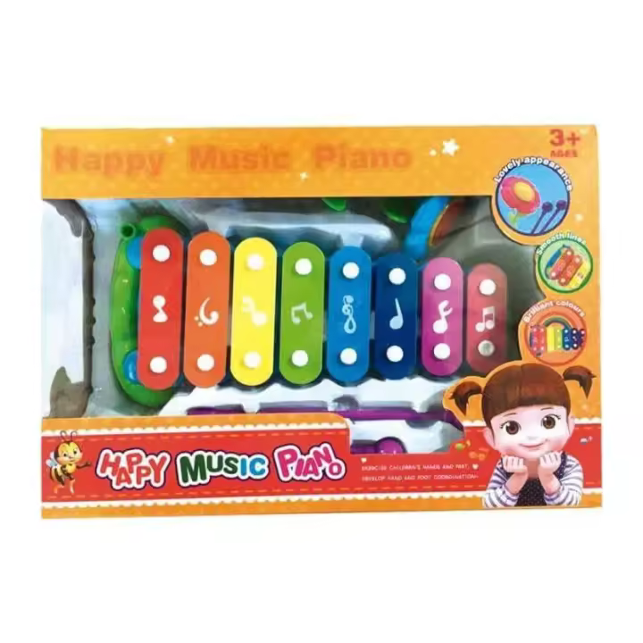 Panritos Xilófono Infantil de Colores - Juguetes Musicales Recomendado para +3 Años - 1