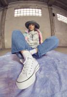 Converse Chuck Taylor All Star Platform Canvas Low Top Deportivas Con Plataforma Mujer Blanco - details 5