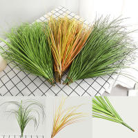 1PC Decoración De Plantas Verdes Falsas Para Escena De Boda Caudal De Perro Con Paja De Ajo Y Cattail Adorno De Interior Para Mesa - details 3