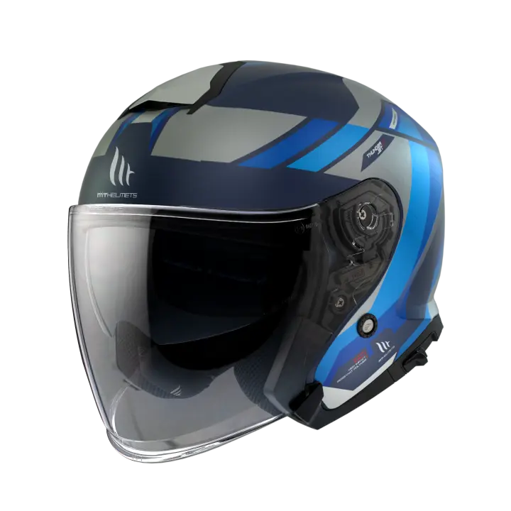 Casco De Moto Jet Thunder 3 Sv Jet Modulus -06 Mt Helmets - 1