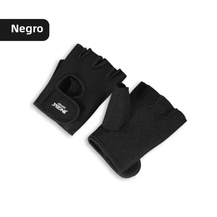 Guantes De Fitness Para Hombre Y Mujer Mitad De La Mano Antideslizantes Transpirables Para Ciclismo Y Levantamiento De Pesas Absorbedores De Impacto - 1